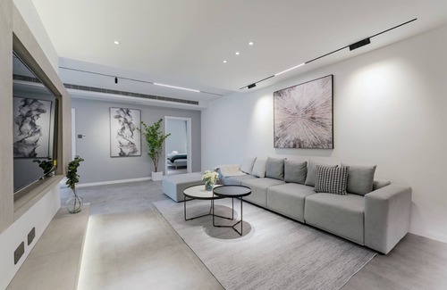 Changning Apartamento | Easternhub- Modern Light Luxurious Three-bedroom Apartment Lazy Afternoon