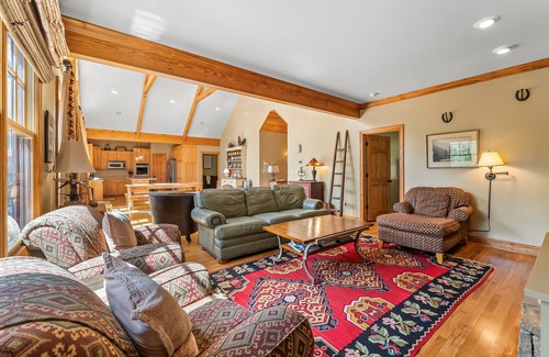 Marion Casa | Easy Lakefront Path to Private Dock & Lake. Plenty of room for the whole family.
