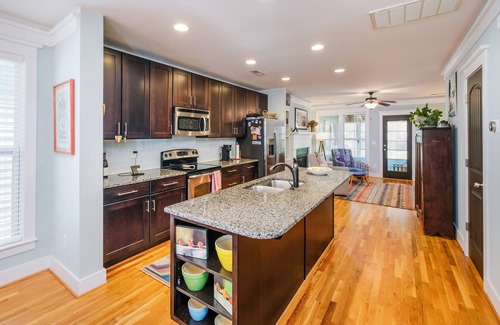 Davidson Casa | Eclectic 3BR Steps to Main Street With a Patio