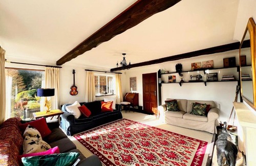 Chilworth Casa | Eclectic Hilltop House - Panoramic Views of the South Downs