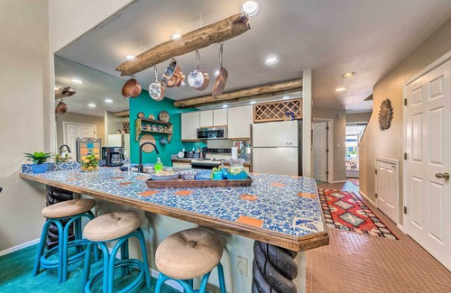 Cloudcroft Casa | Eclectic Home w/ Deck: 4 Miles to Ski Cloudcroft!