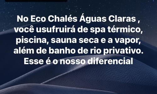 Lumiar Cabina | Eco Chalés Águas Claras