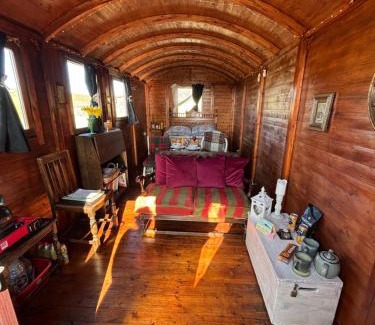 Oldshoremore Otro | Eco Crofter's Wagon by the Sea - Off Grid Experience - No electricity or Running Water- As seen soon on Netflix