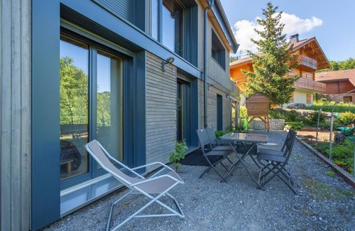 Habere-Poche Apartamento | Eco-gite dans chalet neuf au pied des montagnes