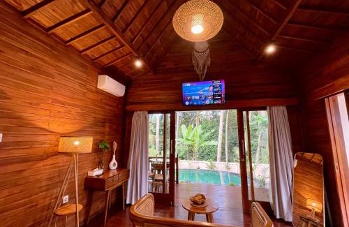 Melayang Villa | Eco Tini Villas Rice Fields and Jungle View