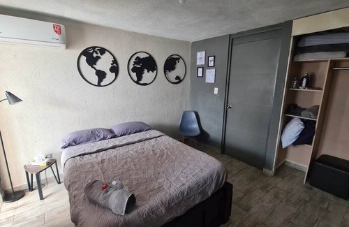 Guadalupe Casa | Habitación económica con aire acondicionado y terraza