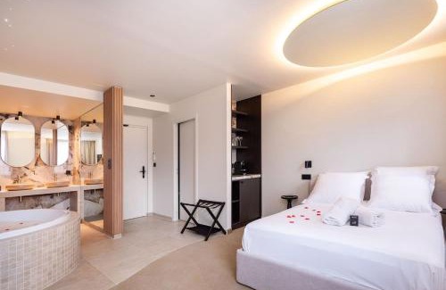 Villette Gare Apartamento | Ecrin Romantique, Suite d'exception avec balnéo