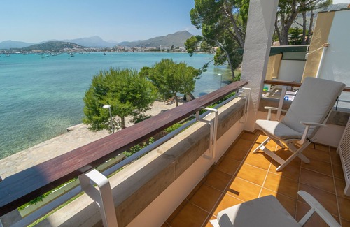 Puerto de Pollensa Casa | ED. BELLVEURE 2º A - Precioso apartamento a primera línea de mar. WiFi gratis.