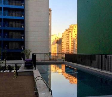 Bela Vista Apartamento | Ed Brasil apto Resort com garagem, AC no 17 andar
