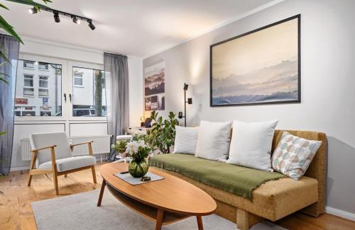 Schloßchemnitz Apartamento | EDLER WOHNRAUM Elegantes Apartment mit Balkon, Boxspringbett, Kaffeevollautomat, Lift & Parkplatz