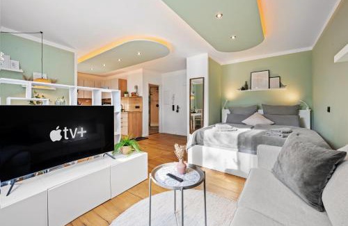 Schloßchemnitz Apartamento | EDLER WOHNRAUM Luxuriöse Stadtoase mit Balkon, Kaffeevollautomat, Lift & Parkplatz