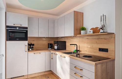 Schloßchemnitz Apartamento | EDLER WOHNRAUM Luxuriöse Stadtoase mit Balkon, Kaffeevollautomat, Lift & Parkplatz
