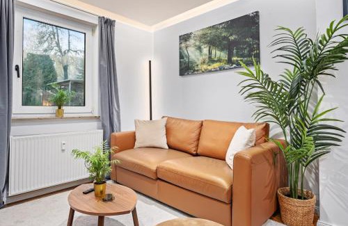 Schloßchemnitz Apartamento | EDLER WOHNRAUM Noble Stadtoase mit Boxspringbett, Kaffeevollautomat, Lift & Parkplatz