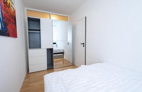 Bad Driburg Apartamento | Egge Suite - Zentral in Kurklinik&Parknähe, Küche, Balkon, Badewanne, Smart TV, Arbeitsplatz, 1-3P