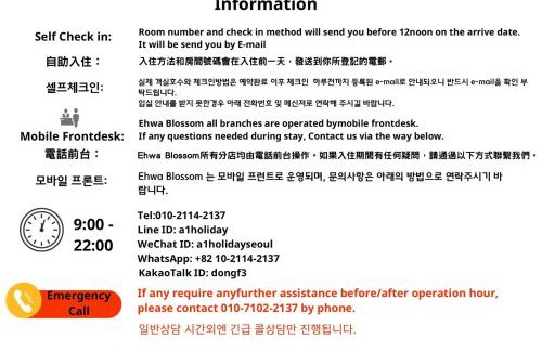 Sinchon-dong Apartamento | Ehwa Blossom