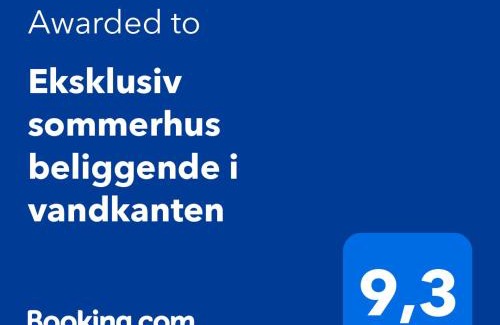 Munkebo Casa | Eksklusiv sommerhus beliggende i vandkanten