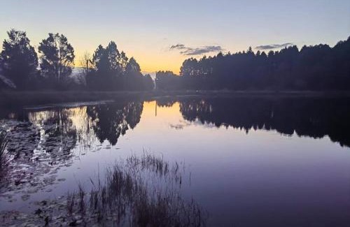 Karkloof Nature Reserve Otro | eKuthuleni - Wooden Cabin over the lake