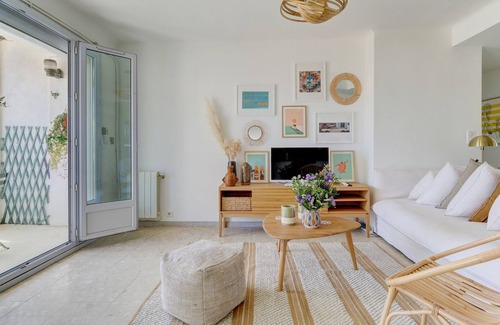 Le Pharo Apartamento | El Catalan - Bel appartement avec extérieur et vue mer