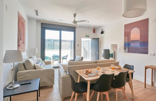 Palmones Apartamento | El Limonar 4: Estupendo apartamento con Terraza