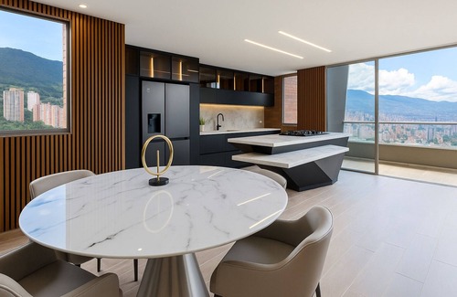 Buenos Aires Apartamento | El Poblado Luxury 2 story Penthouse 4BR amazing, spacious with Breathtaking View
