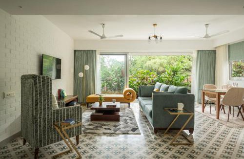 Nerul Apartamento | El Reino Elegant 2&3BHK Apartments 10 Minutes to Candolim with Pool & Kitchen, Wifi, Security