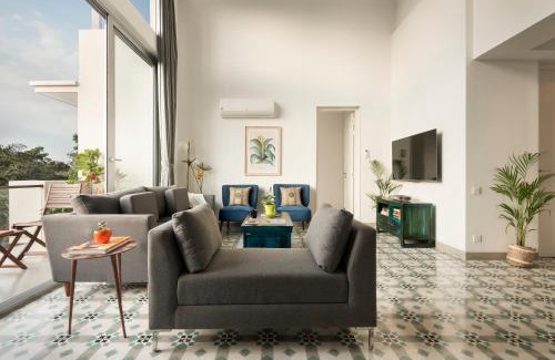Nerul Apartamento | El Reino Elegant 2&3BHK Apartments 10 Minutes to Candolim with Pool & Kitchen, Wifi, Security