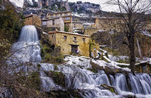 Orbaneja del Castillo Casa | El Salto del Agua Auténtico El Molino de la Cascada Orbaneja