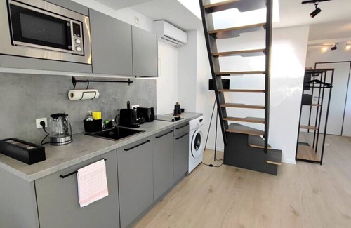 Bad Kissingen Apartamento | ELApart by Homely Stay - Loft mit Dachterrasse