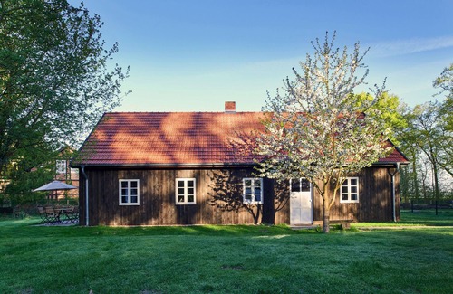 Modlich Casa | Elbeglück: Casa de vacaciones "Remise" (6 pers.) Con chimenea
