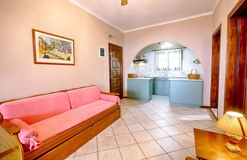Agios Georgios Pagon Apartamento | Eleana apartment 8 floor - with sea view, direct beach location in Agios Georgios Pagi