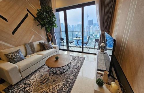 Pudu Apartamento | Elegance 1BR Suite KLCC view with Gorgeous Pool
