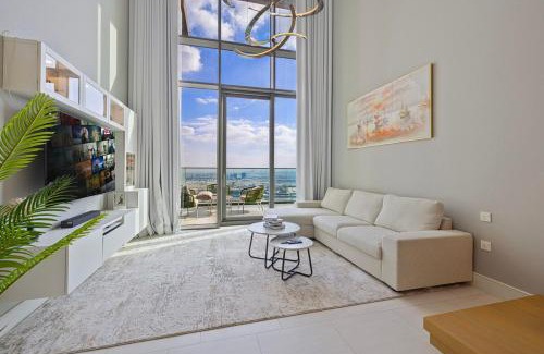 Business Bay Apartamento | Elegant 1BR Sky Villa High-Rise Luxury Stay