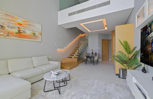 Business Bay Apartamento | Elegant 1BR Sky Villa High-Rise Luxury Stay