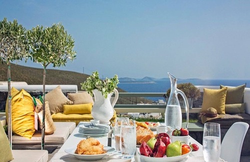 Astypalaia Villa | Elegante Villa Astypalaia | Villa Verde | Aire Acondicionado | Banera de hidromasaje | 2 Dormitorios