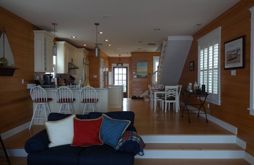 Stone Harbor Casa | Elegante Bayfront Cottage para alquiler de verano familiar 3BR, 2. 5 baños