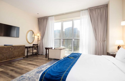 Al Qusais Apartamento | Elegant Escape in Al Nahda