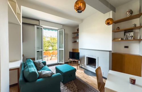 Lorenteggio Apartamento | Loft Elegante con Terraza cerca del Distrito de Diseño y Navigli!