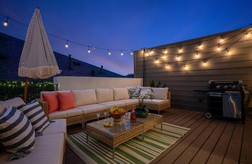 Washington Ave./ Memorial Park Casa | Elegant Luxury in Heart of Houston w Rooftop & Grill