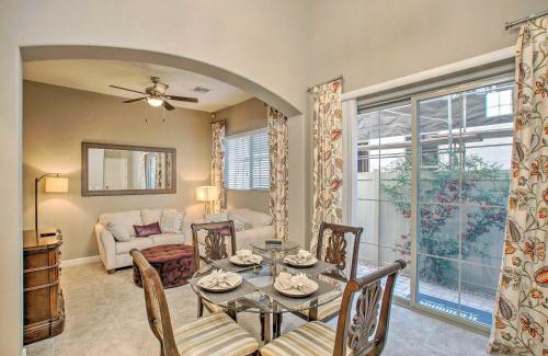 Mesa Casa | Elegant Palms Townhome with Patio and Resort Amenities!