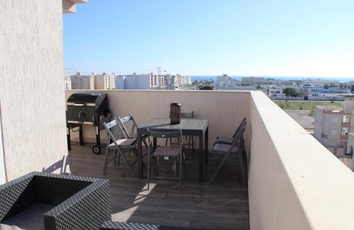 Cite El Wafa Apartamento | Elegant rooftop apartment- Hammamet- Mrezgua