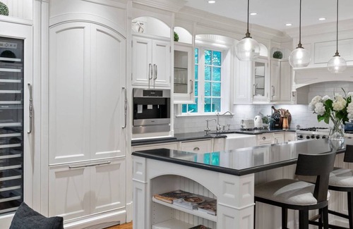 Wilton Casa | Elegant, spacious escape nestled in the trees with home theater, huge gym