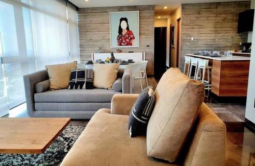 Querétaro Apartamento | Elegante depa cerca de los arcos con amenidades