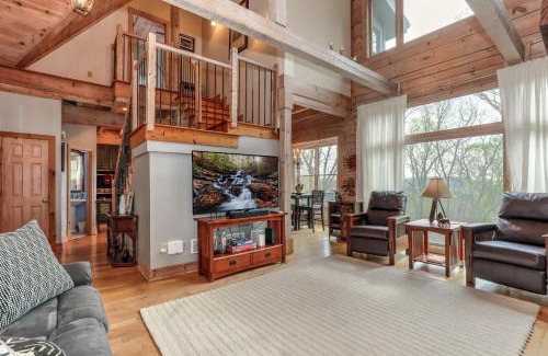 Big Canoe Casa | Elemental Bliss - Enjoy cookouts on the deck and peaceful valley views