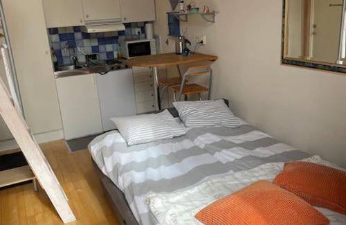 Falkenberg Apartamento | En mysig liten lägenhet med egen uteplats.