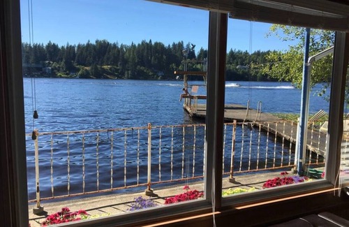 Eatonville Cabaña | Enjoy waterfront serenity! Boating, swimming, fishing, and wildlife watching at your front door