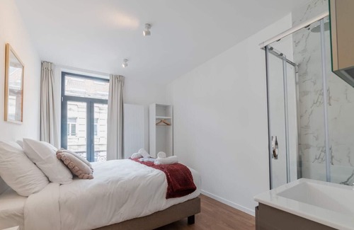 Quartier des Libertes - Vrijheidswijk Apartamento | Enseignement III - Dos Habitaciones Piso, Capacidad 4