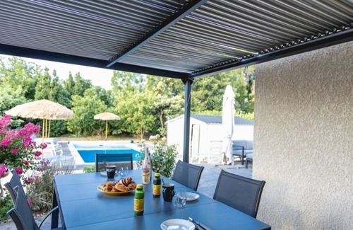Millas Villa | ENSOLEILLÉE VILLA for 4 to 12 PEOPLE WITH SWIMMING POOL AND GARDEN