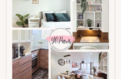 Bourg-la-Reine Apartamento | Entire 60m2 apartment - Close to Paris - Parking - Kitchen - 2min RERB - Olympic'24