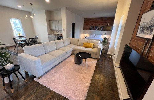 Brush Park Casa | Historic Carriage House Apartment w/ Garage Parking
