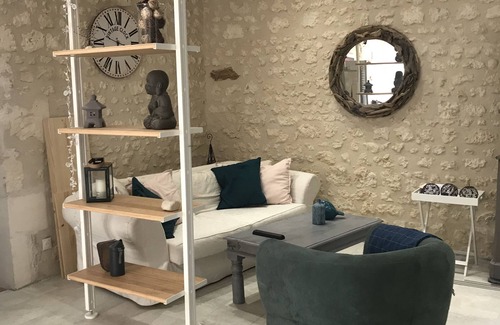 Saint-Sorlin-de-Conac Casa | Entre Royan et Bordeaux T2 Cosy Avec Terrasse